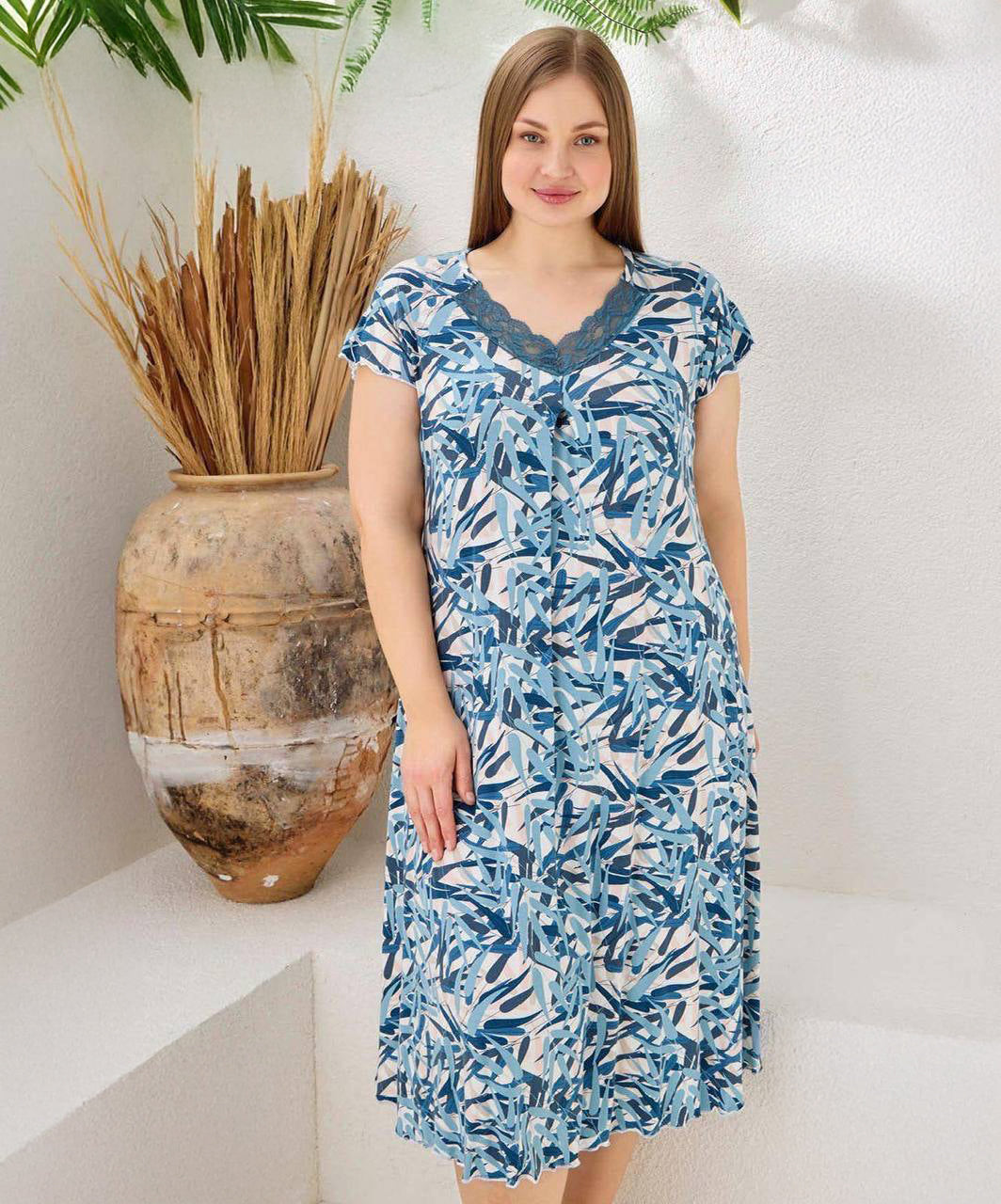 Soft Cotton Lounge Nightdress