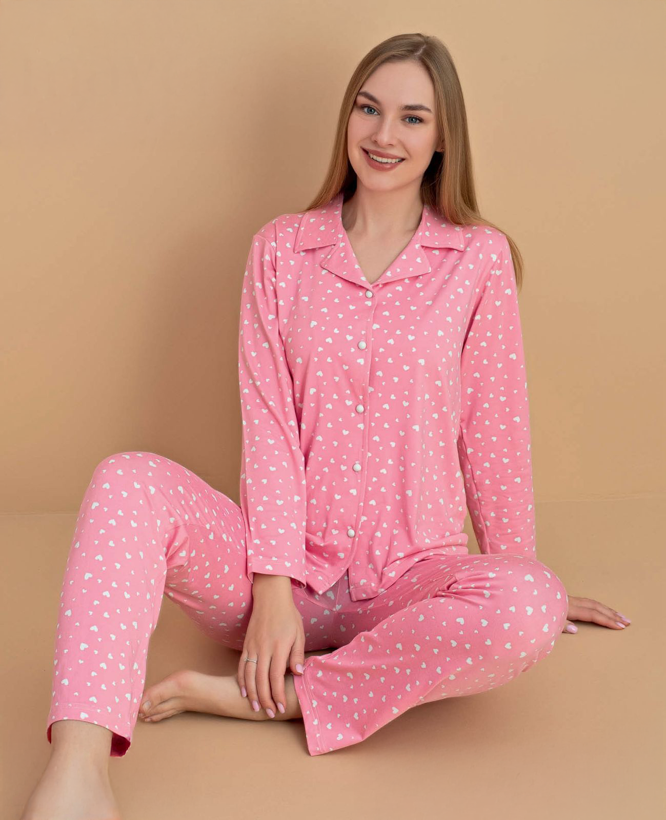 Cotton Front-Buttoned Set