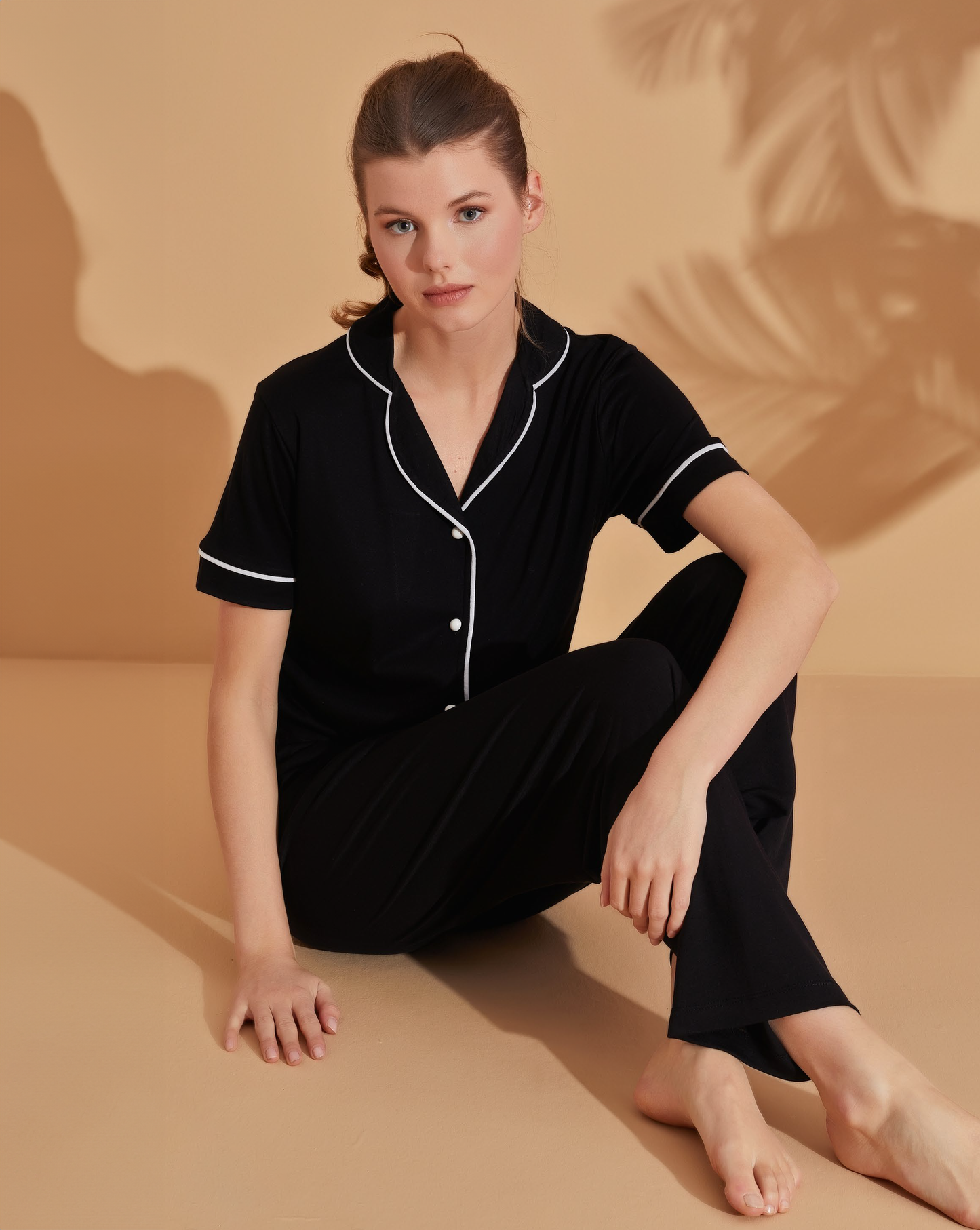 Cotton Front-Buttoned Set