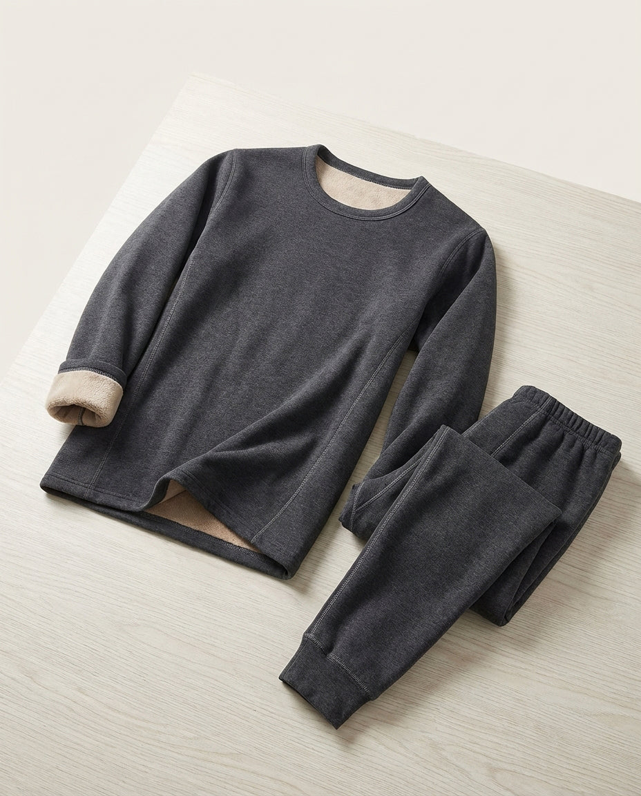 Thick Thermal Fleece Underwear Set