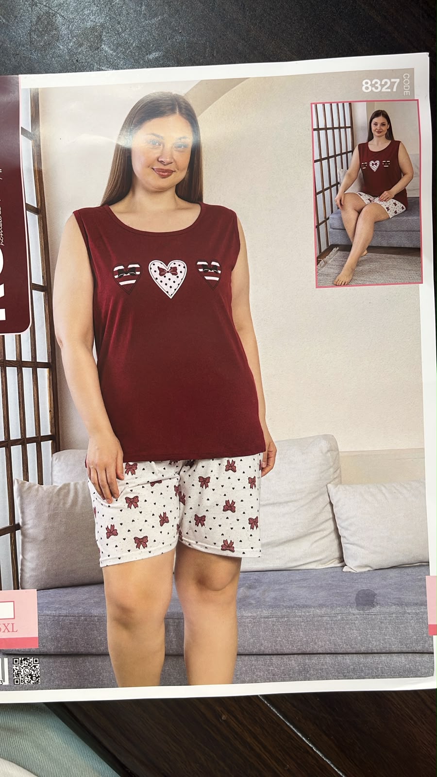 Light Cotton Sleeveless Shorts Set