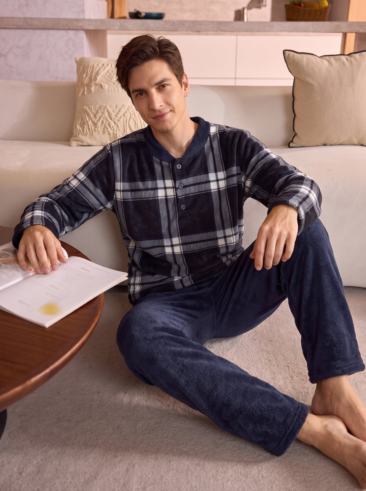 Jacquard Mohair Fleece PJ Set