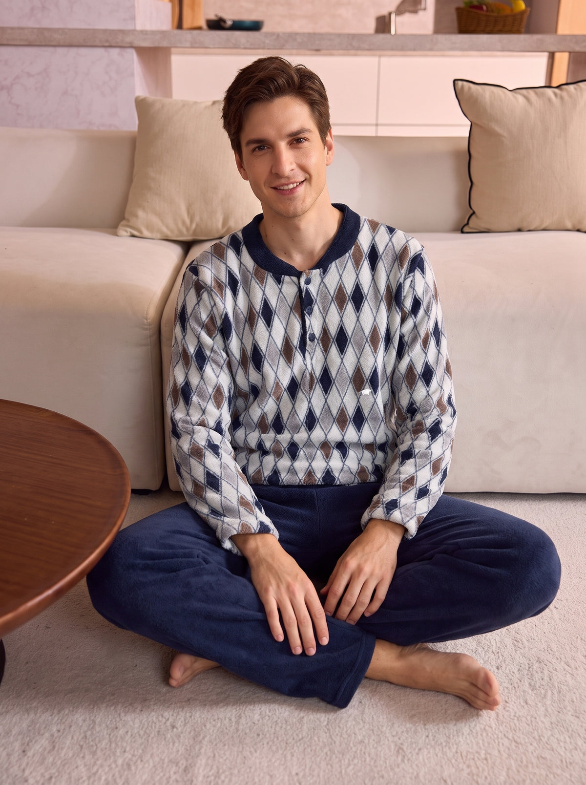 Jacquard Mohair Fleece PJ Set