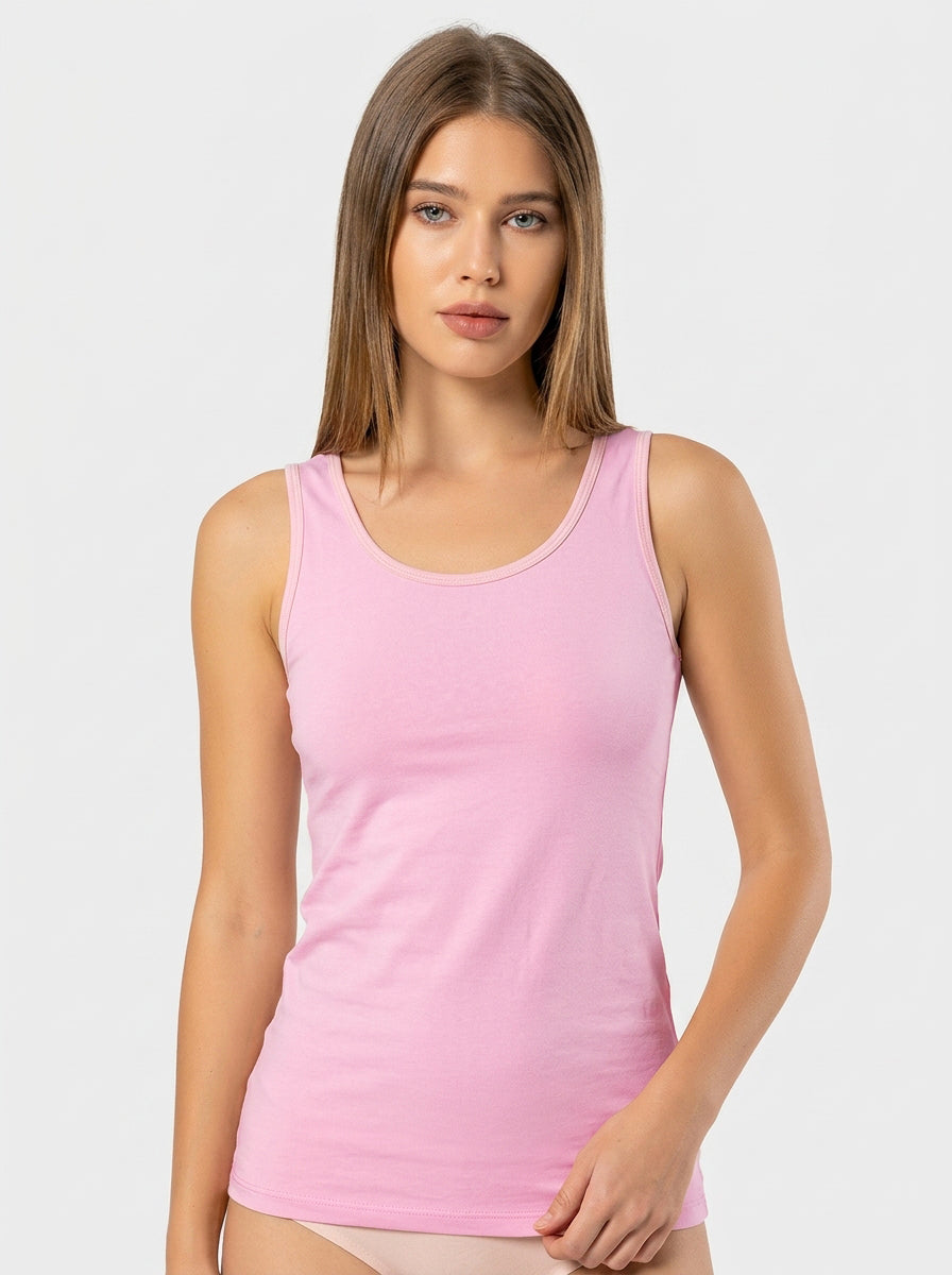 Stretchy Cotton Tank Top