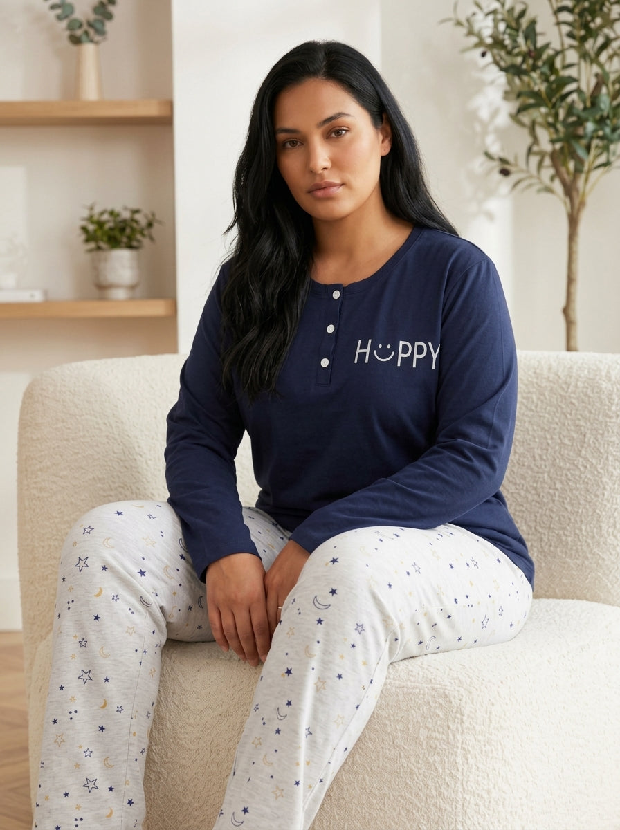 Soft Stretch Cotton PJ Set