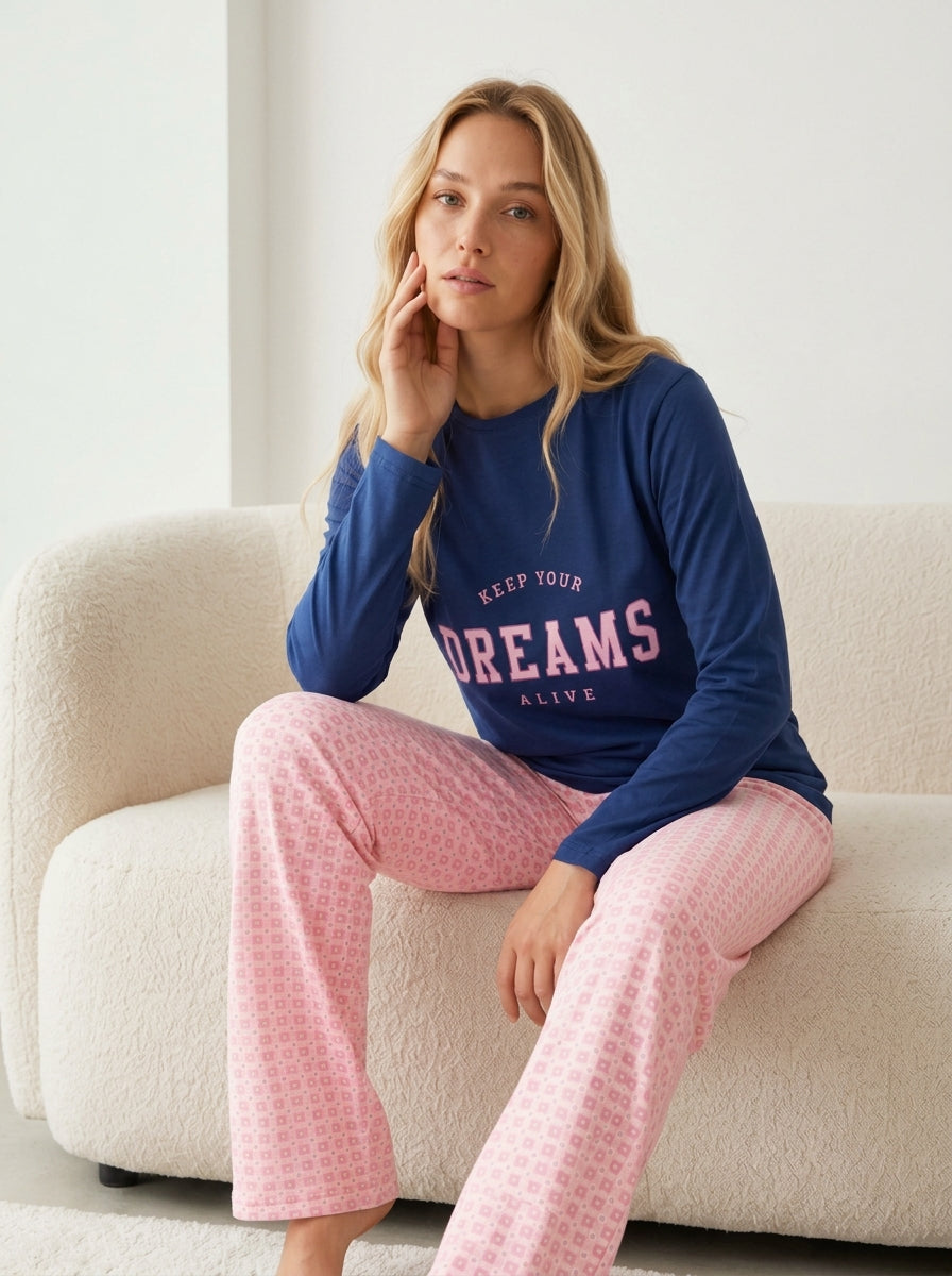 Soft Stretch Cotton PJ Set