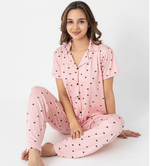 Soft Cotton Front-Buttoned Set