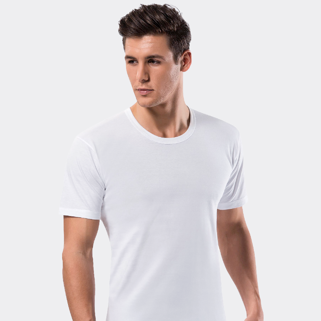 Cotton Short Sleeve O-Neck T-Shirt