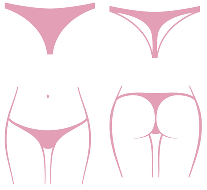 2-Pack String Inner Towel Panties