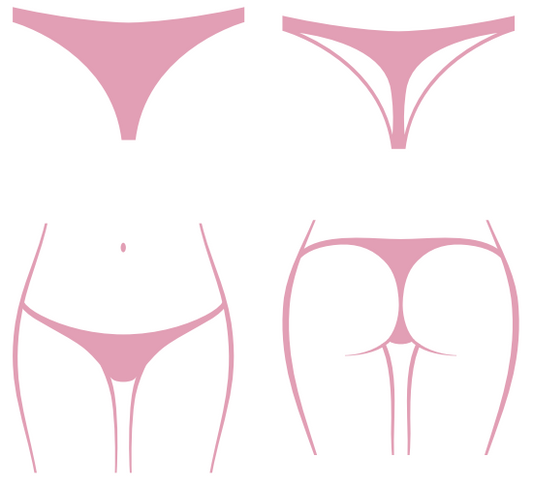 2-Pack String Inner Towel Panties