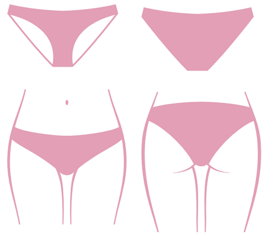 2-Pack Mid-Waist Inner Towel Panties