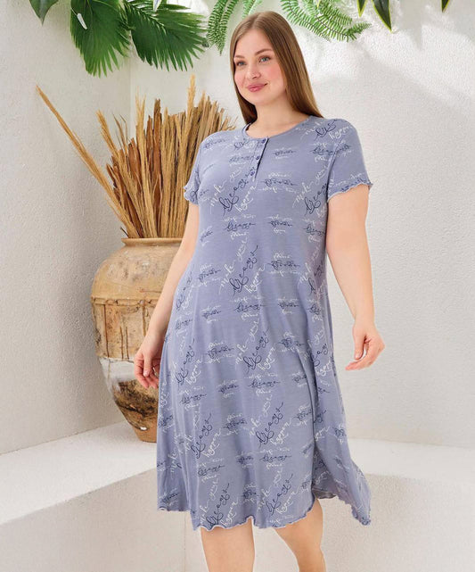 Soft Cotton Lounge Nightdress