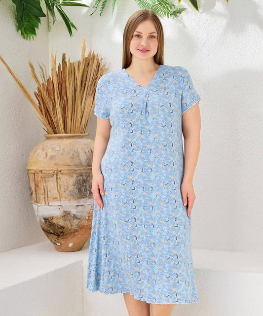 Soft Cotton Lounge Nightdress