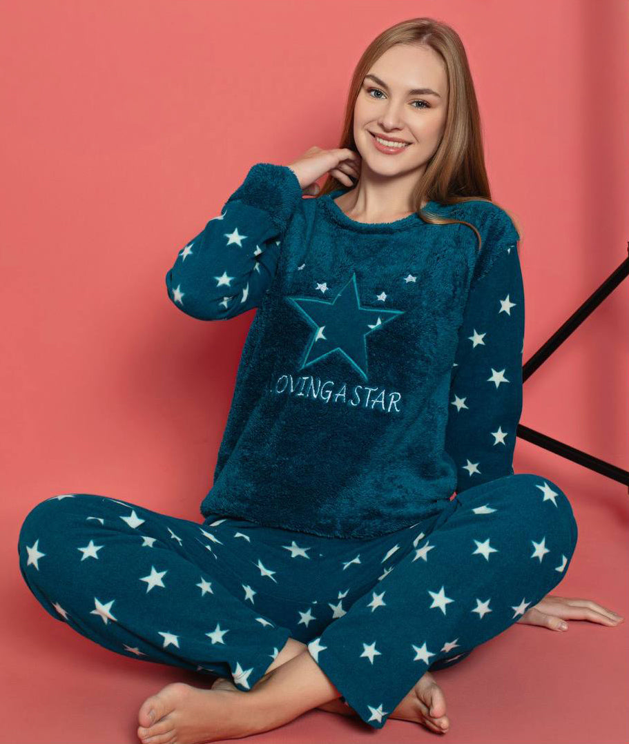 Coral Fleece PJ Set