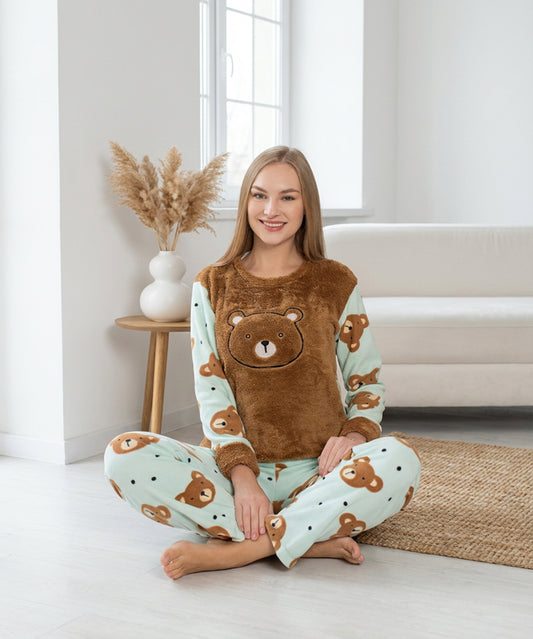 Coral Fleece PJ Set