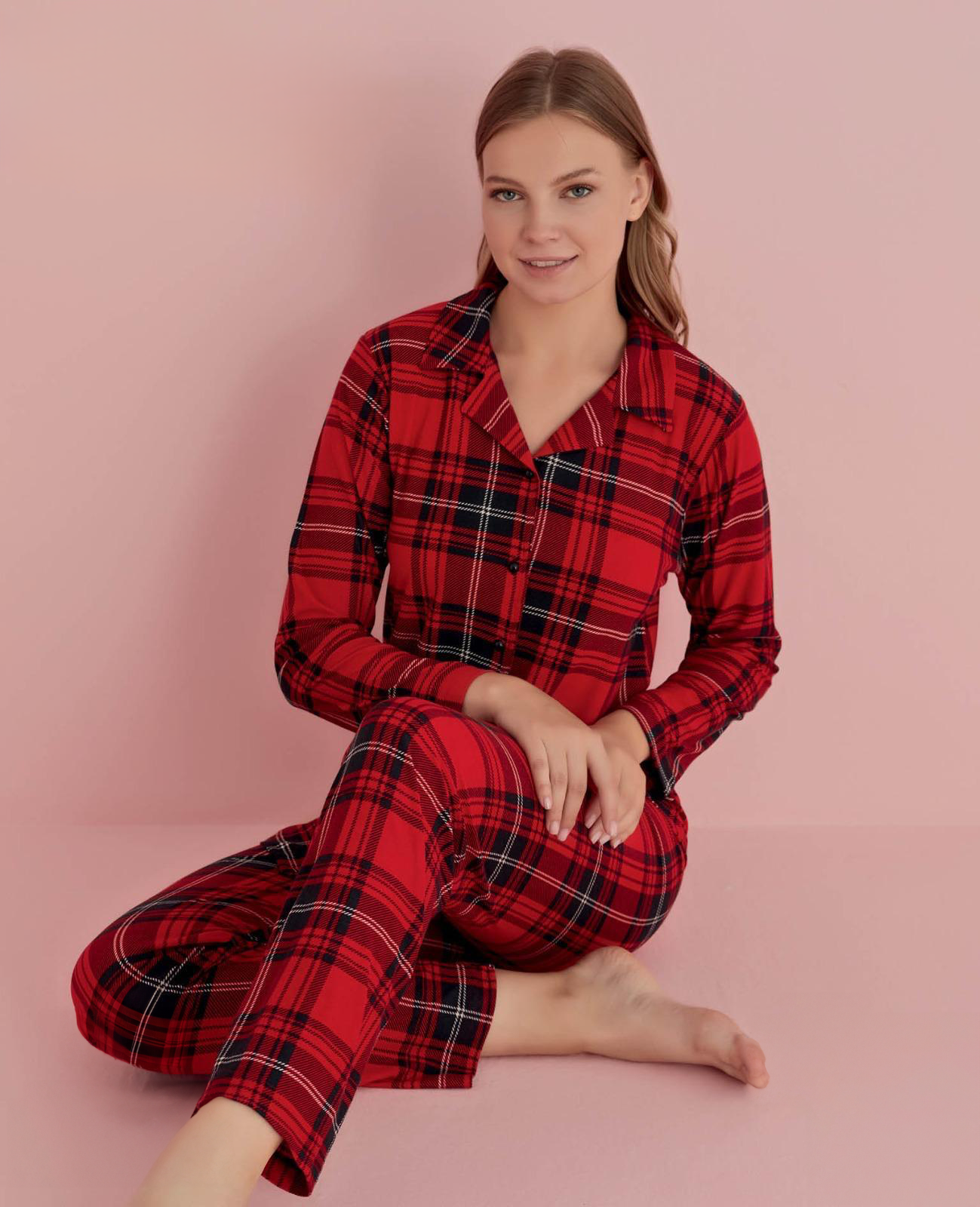 Light Fleece Front-Buttoned Set