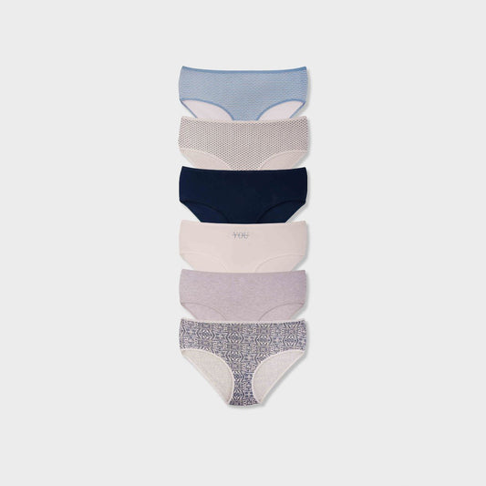 6-Pack High Waist Cotton Brief