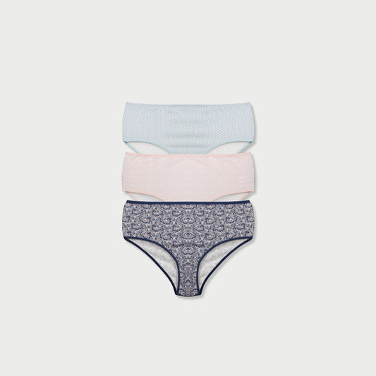 3-Pack High Waist Cotton Brief