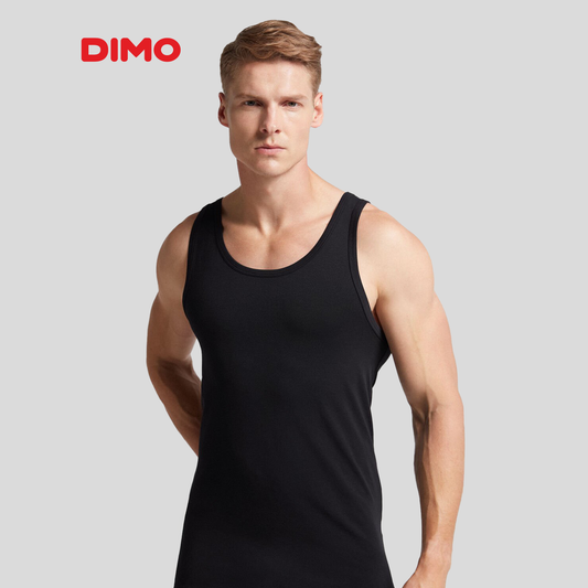 DIMO - Cotton Tank Top - Black