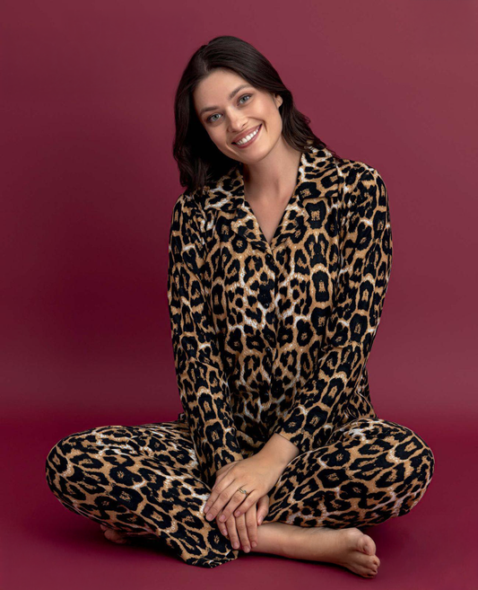 Light Fleece Front-Buttoned Set