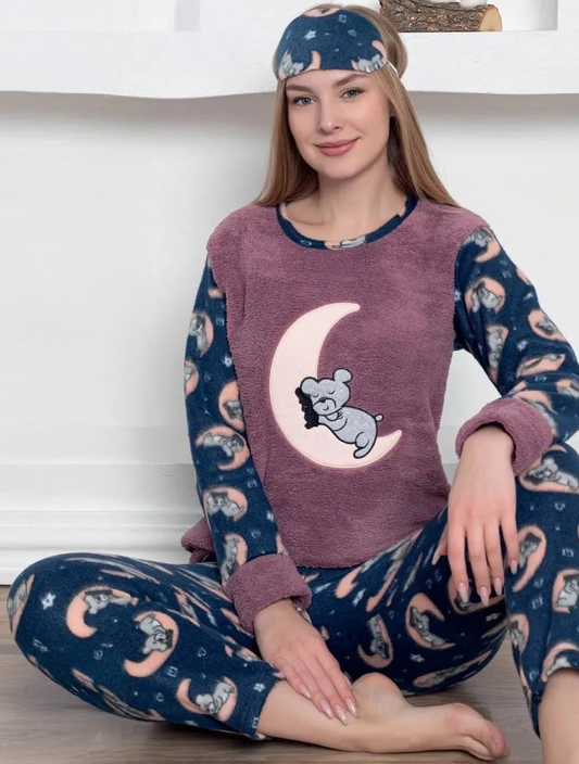 Coral Fleece PJ Set