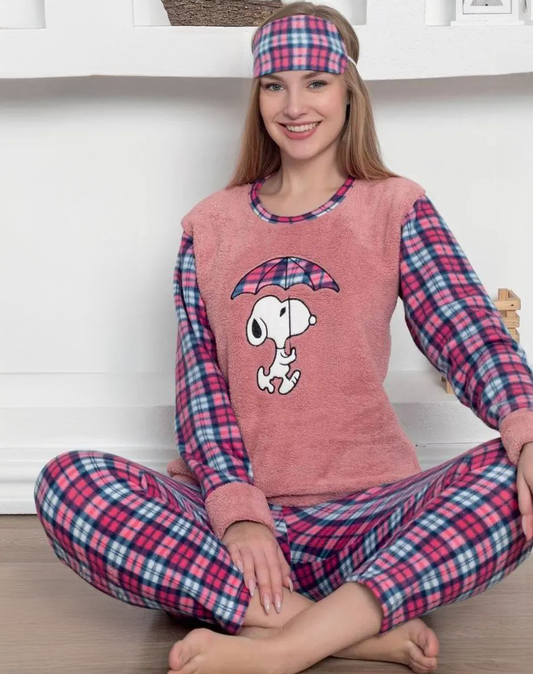 Coral Fleece PJ Set