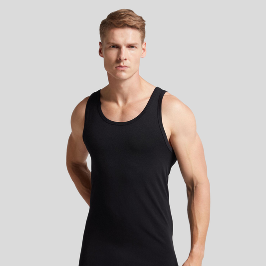 Cotton Tank Top - Black