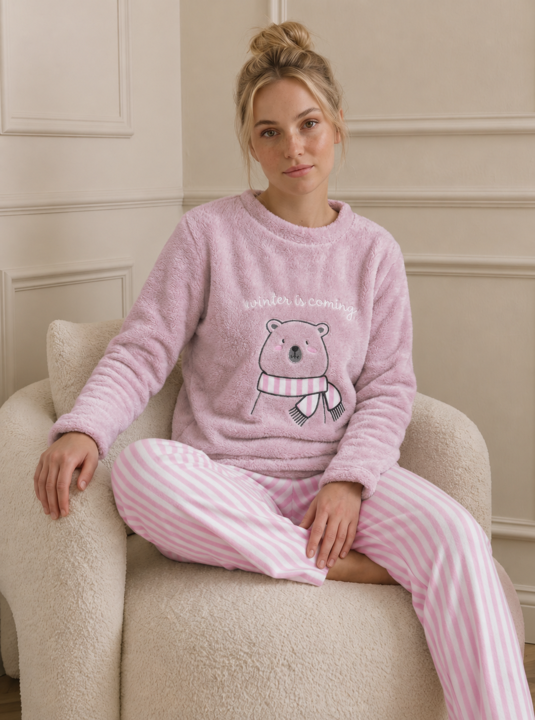 Fluffy Fleece Winter PJ Set