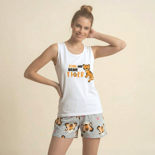 Light Cotton Shorts Set