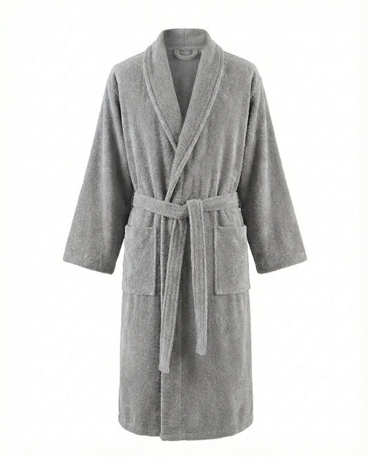 Unisex Terry Cotton Bathrobe with Belt