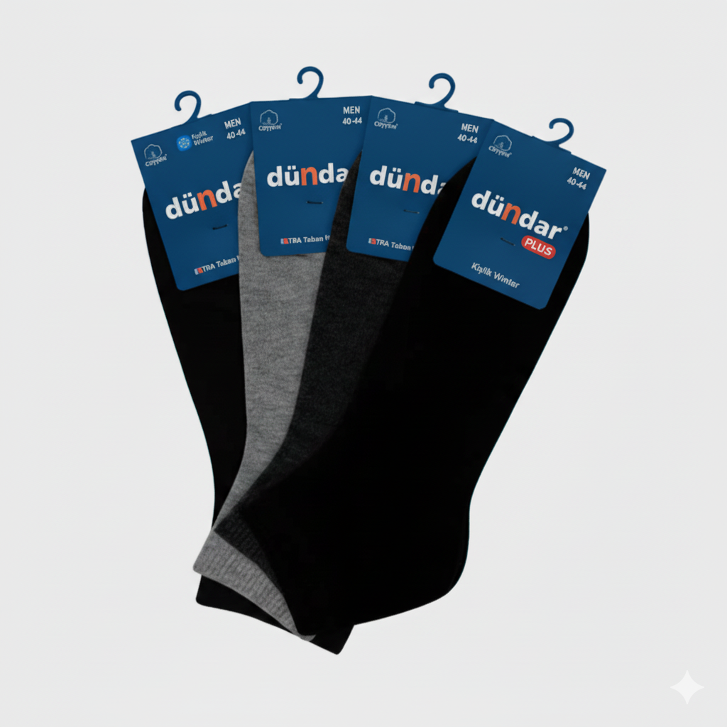 Cotton Towel-Terry Bottom Low-Cut Men Socks