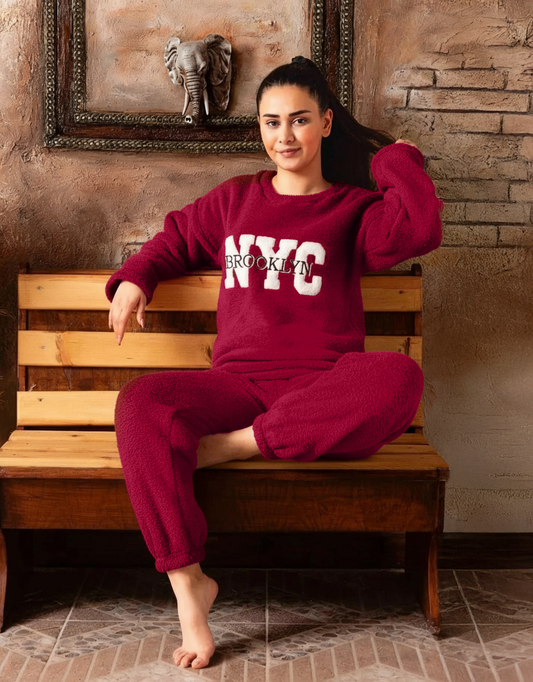 Fur Fleece PJ Set