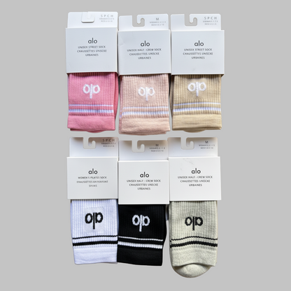 Alo Unisex Long Socks