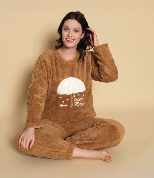 Fur Fleece PJ Set