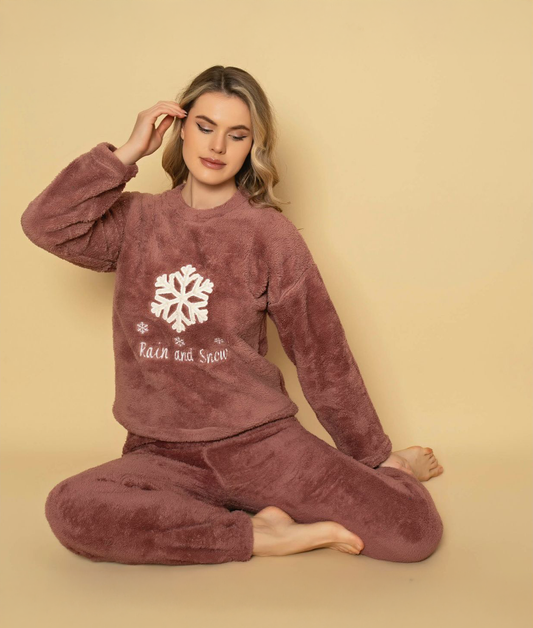 Fur Fleece PJ Set