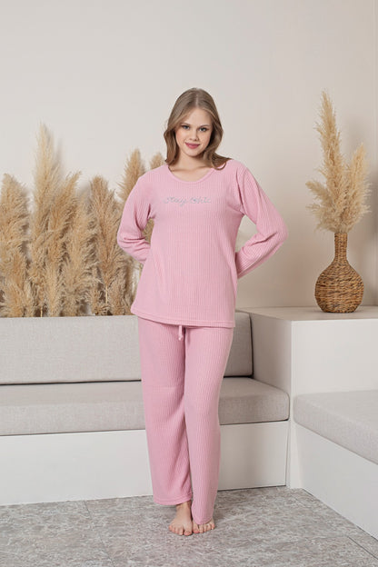 Waffle Thick Cotton Pajama Set