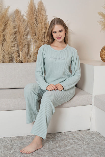 Waffle Thick Cotton Pajama Set