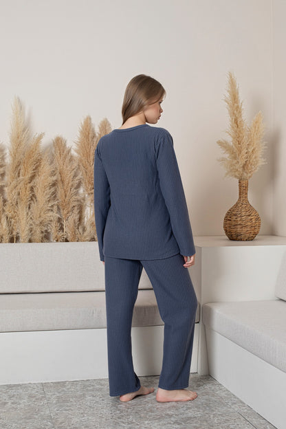 Waffle Thick Cotton Pajama Set