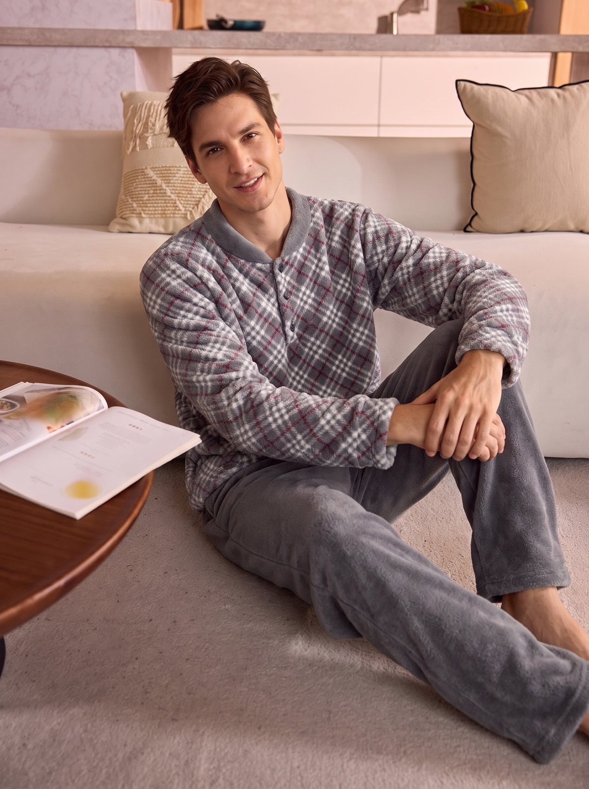 Jacquard Mohair Fleece PJ Set
