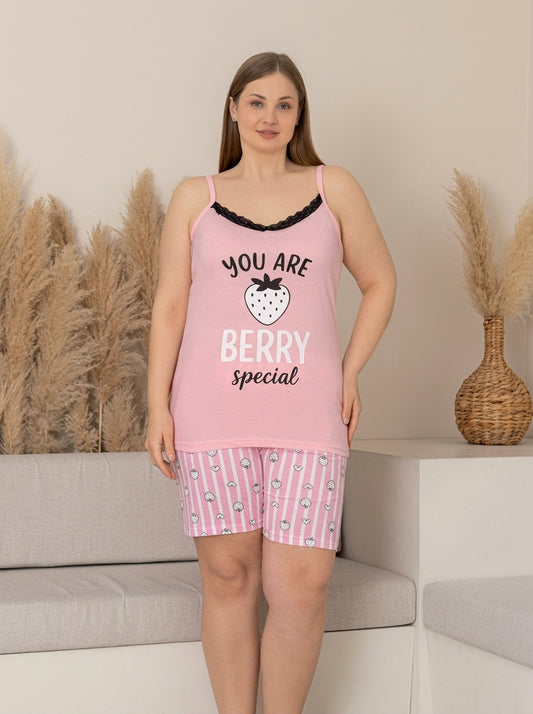 Light Cotton Sleeveless Shorts Set
