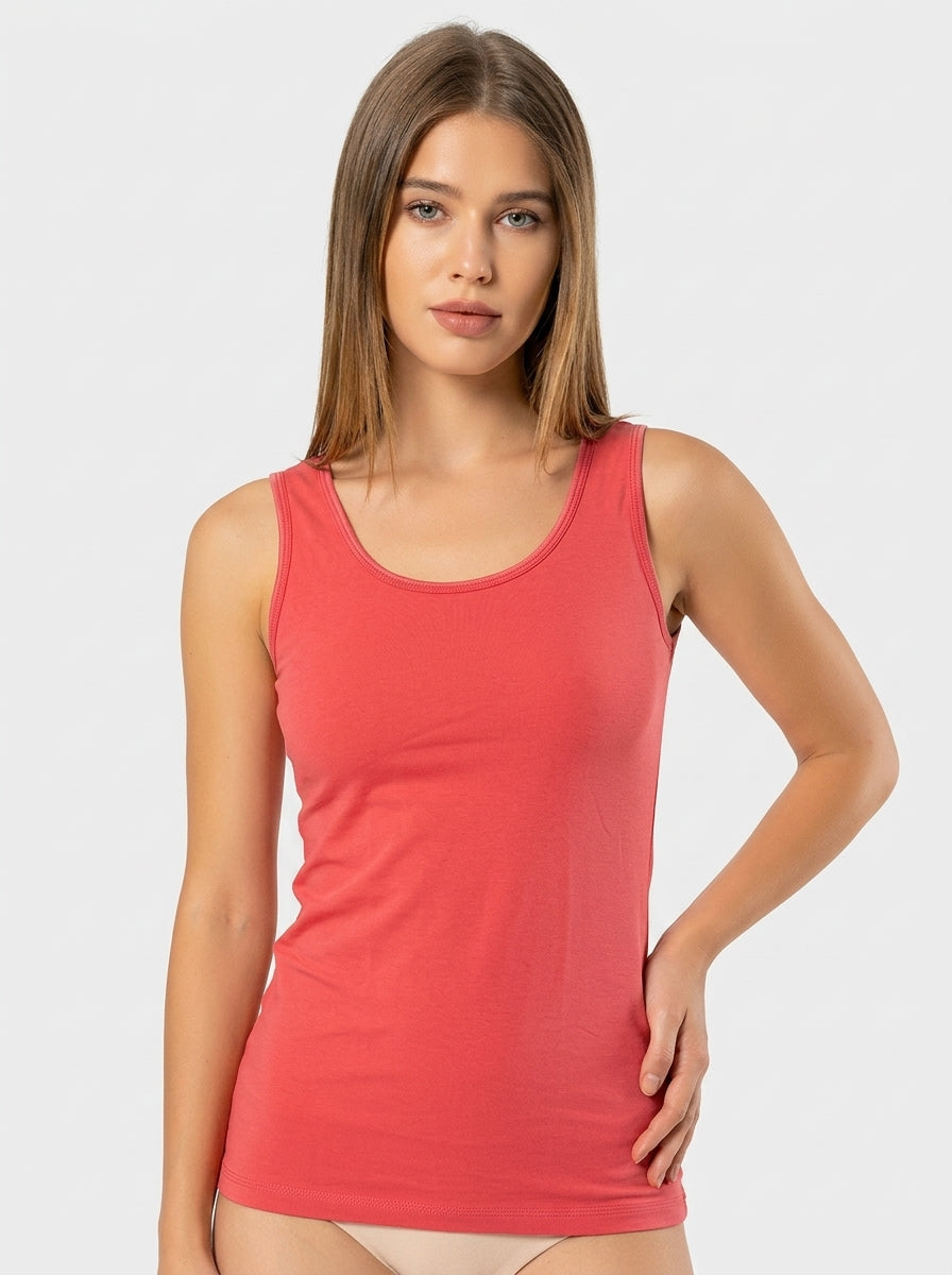 Stretchy Cotton Tank Top