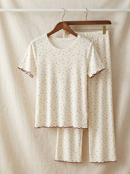 Breathable Cotton Pointelle Knit PJs