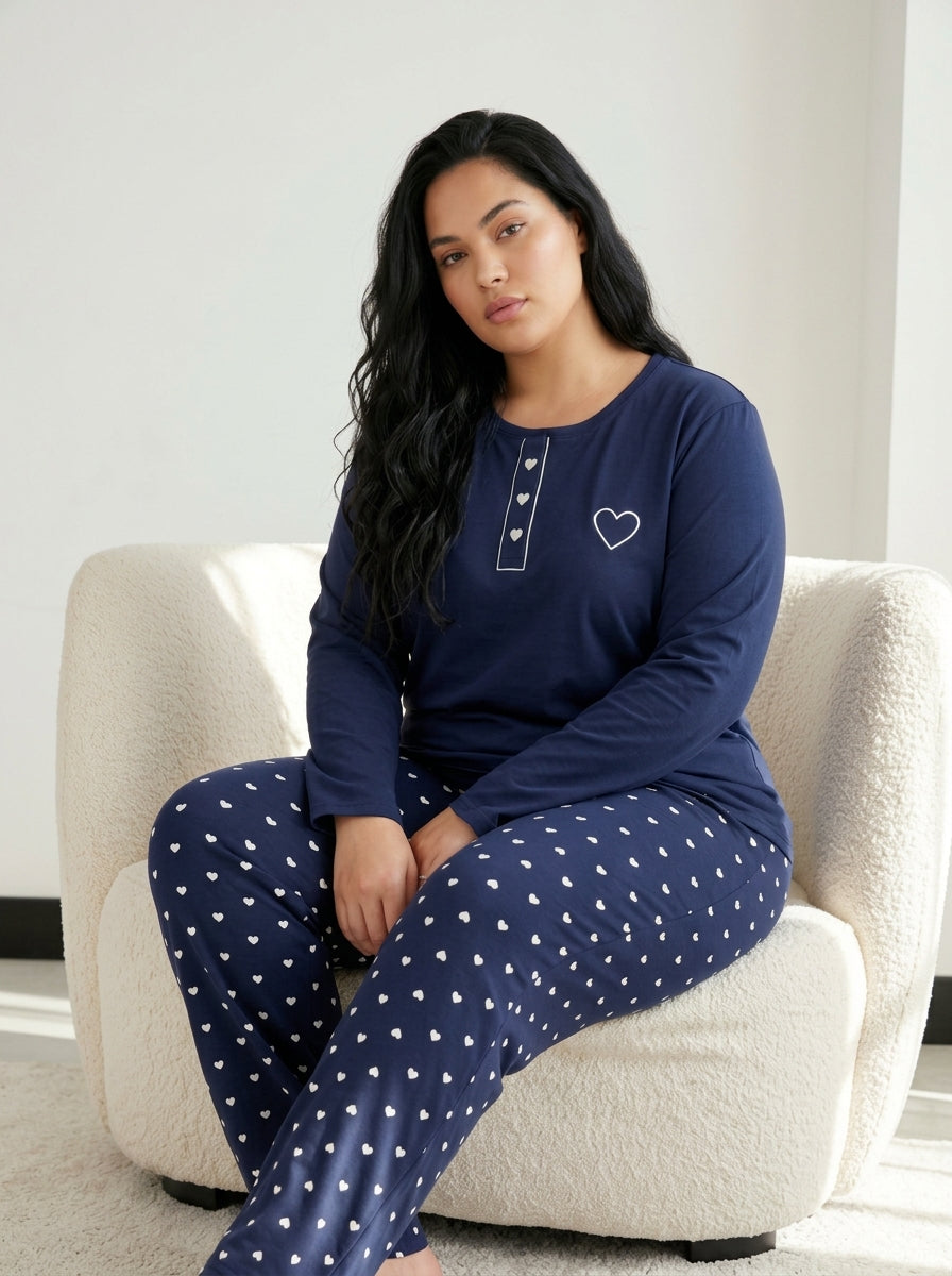 Soft Stretch Cotton PJ Set