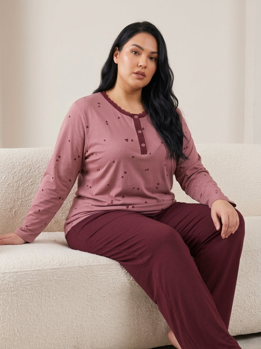 Soft Stretch Cotton PJ Set