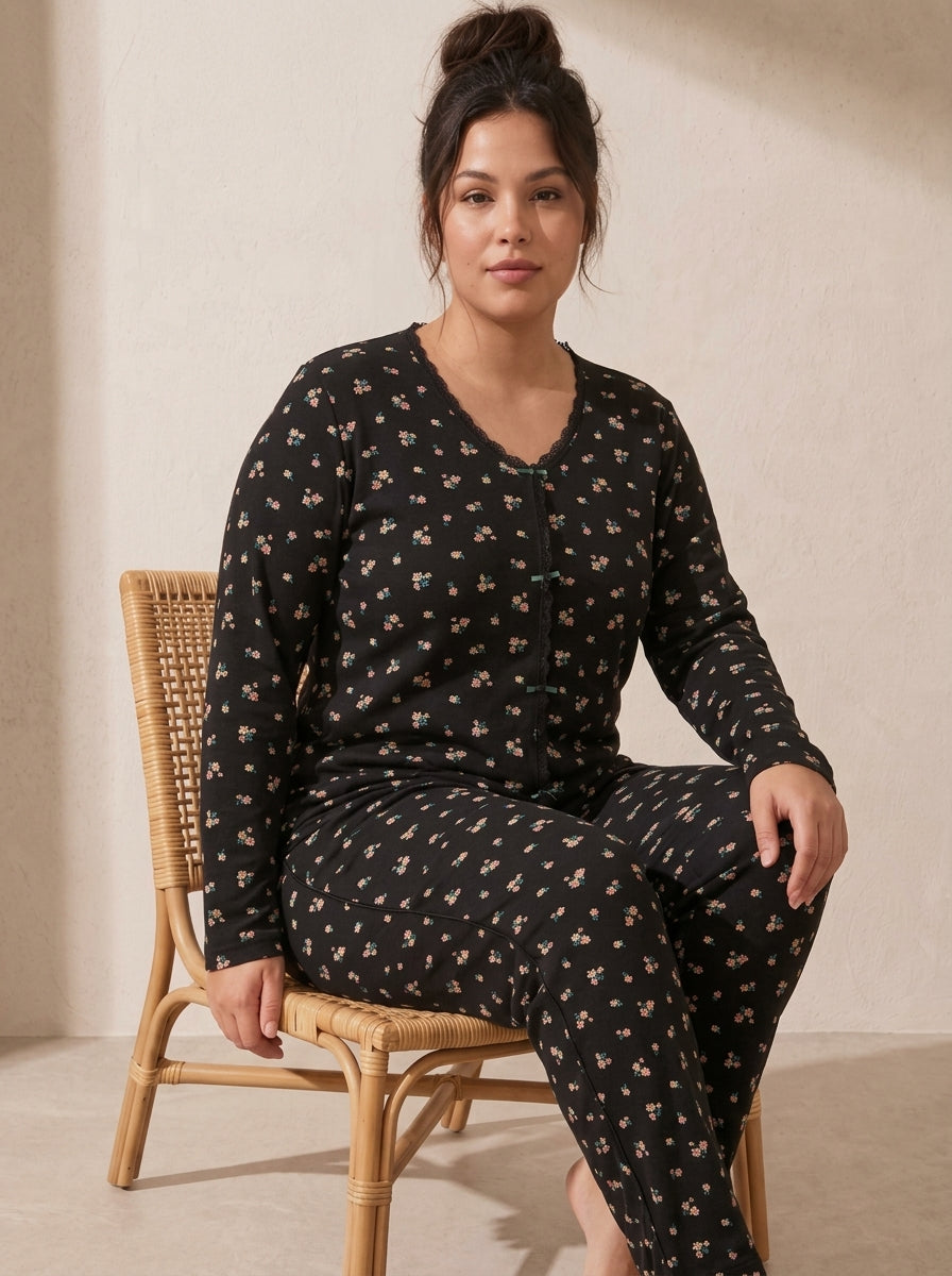 Ribbed Knit PJ Set