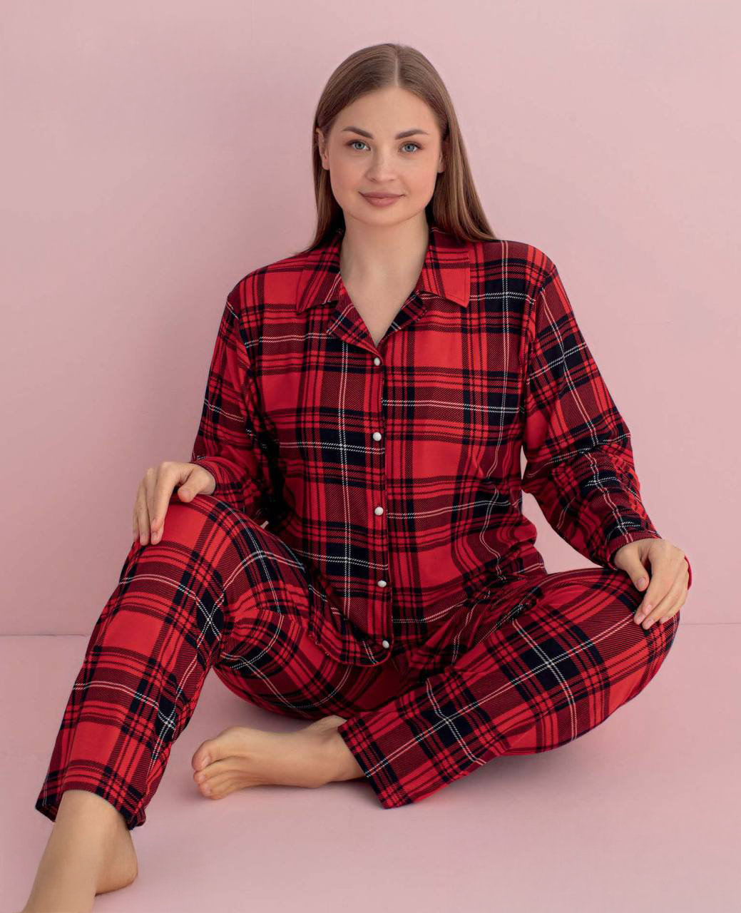 Light Fleece Front-Buttoned Set