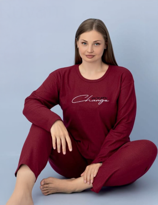 Thick Cotton PJ Set