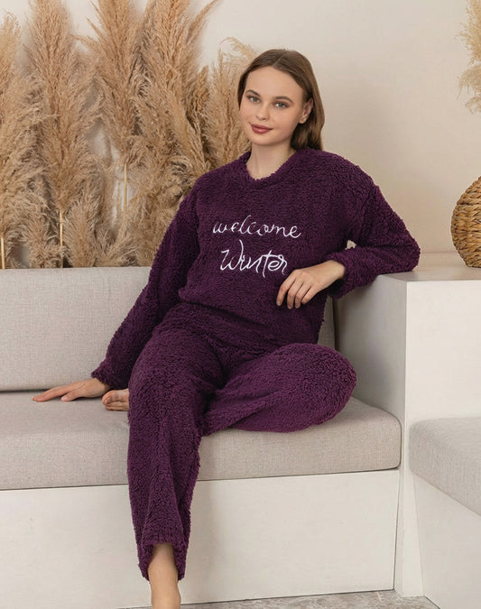 Fur Fleece PJ Set