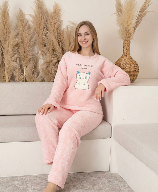 Fur Fleece PJ Set