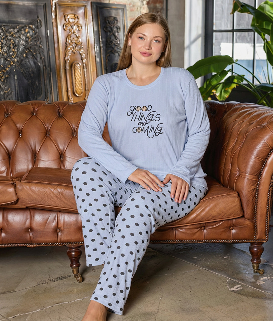 Thick Interlock Cotton PJ Set